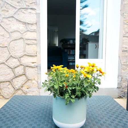 Appartement Avec Terrasse Privee, Plage A Pied Saint-Aubin-Sur-Mer  Esterno foto