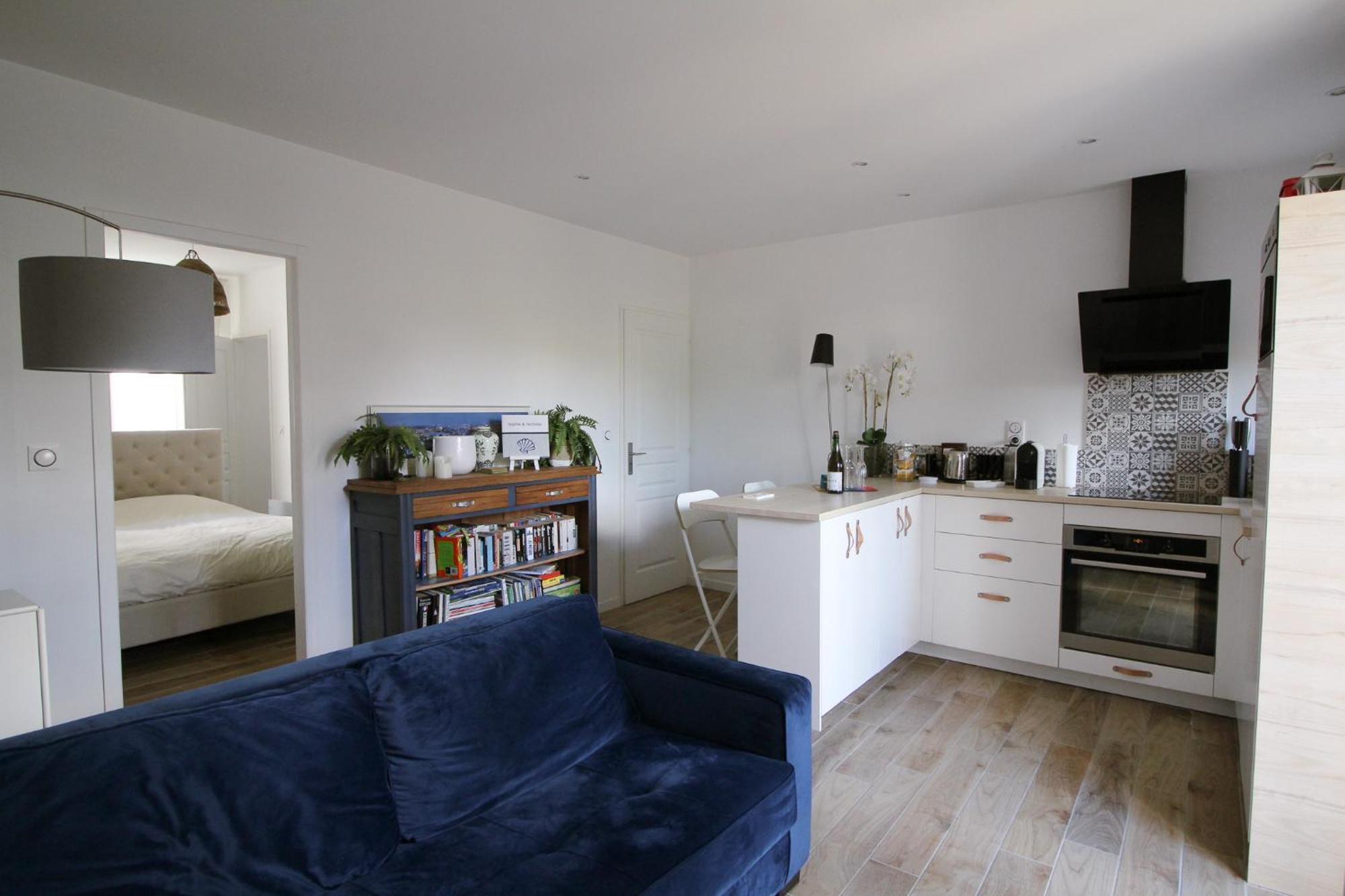 Appartement Avec Terrasse Privee, Plage A Pied Saint-Aubin-Sur-Mer  Esterno foto