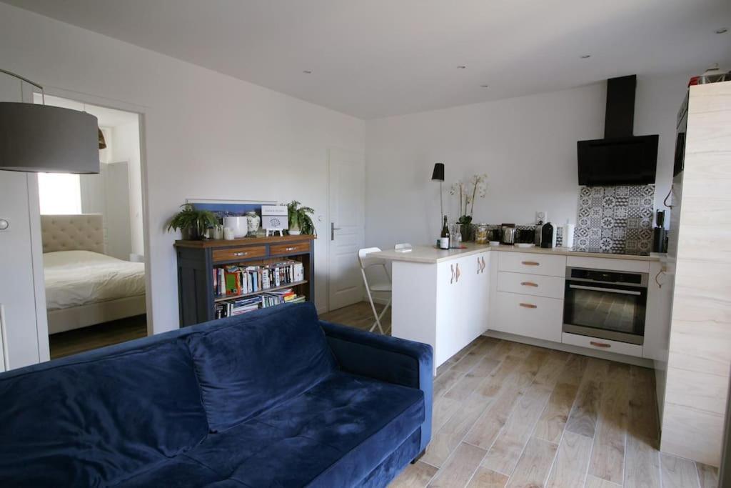 Appartement Avec Terrasse Privee, Plage A Pied Saint-Aubin-Sur-Mer  Esterno foto